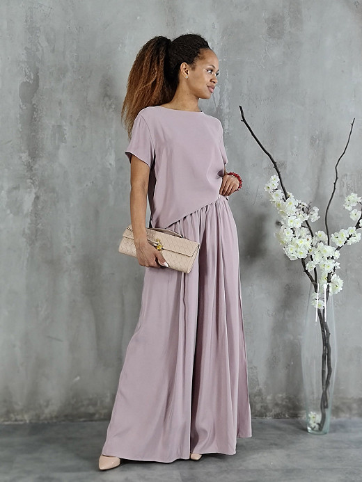 Костюм CLOTHÉ футболка и брюки пудра