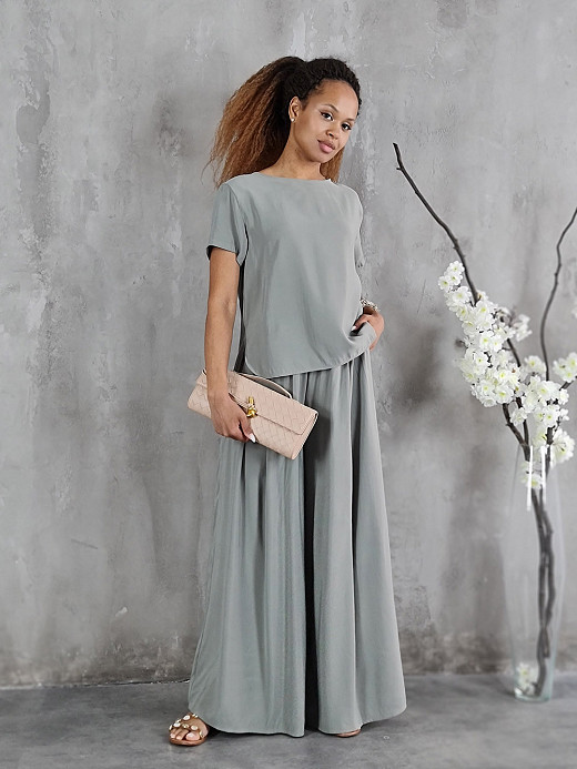 Костюм CLOTHÉ футболка и брюки оливка