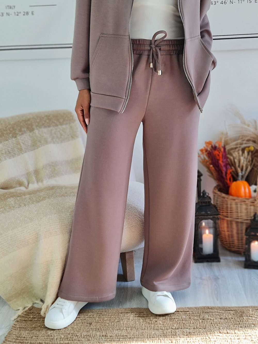 Костюм  CLOTHÉ худи на молнии+брюки тауп, фотография №2